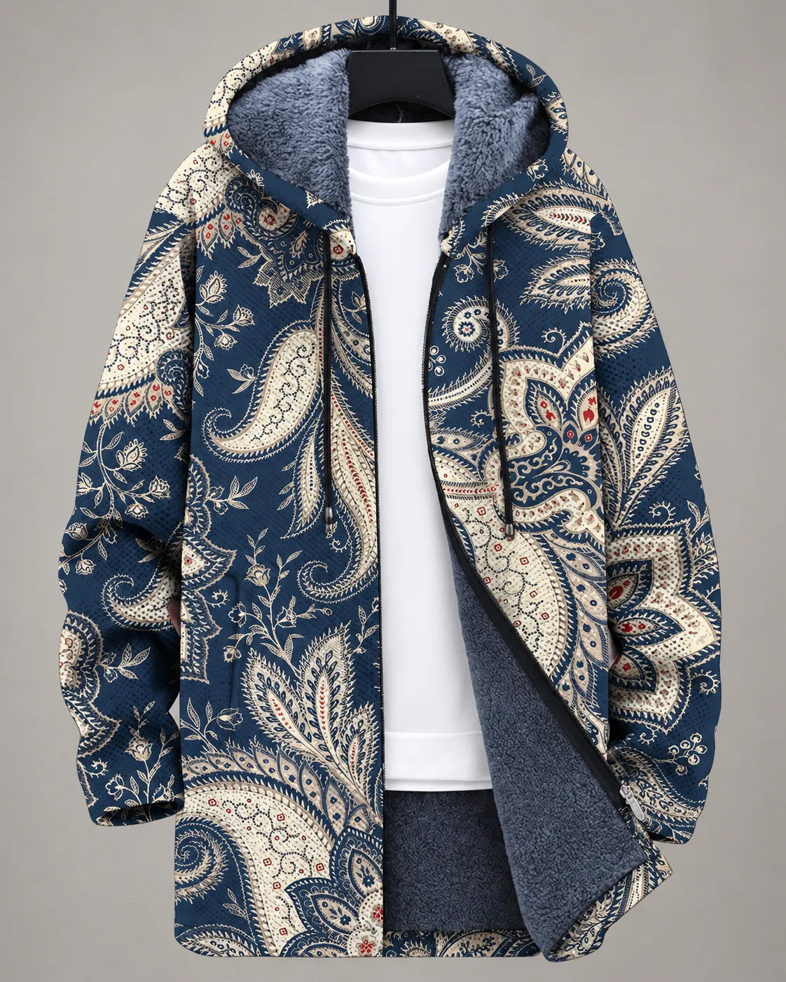 Eliana Starry Cats Art Hooded Jacket