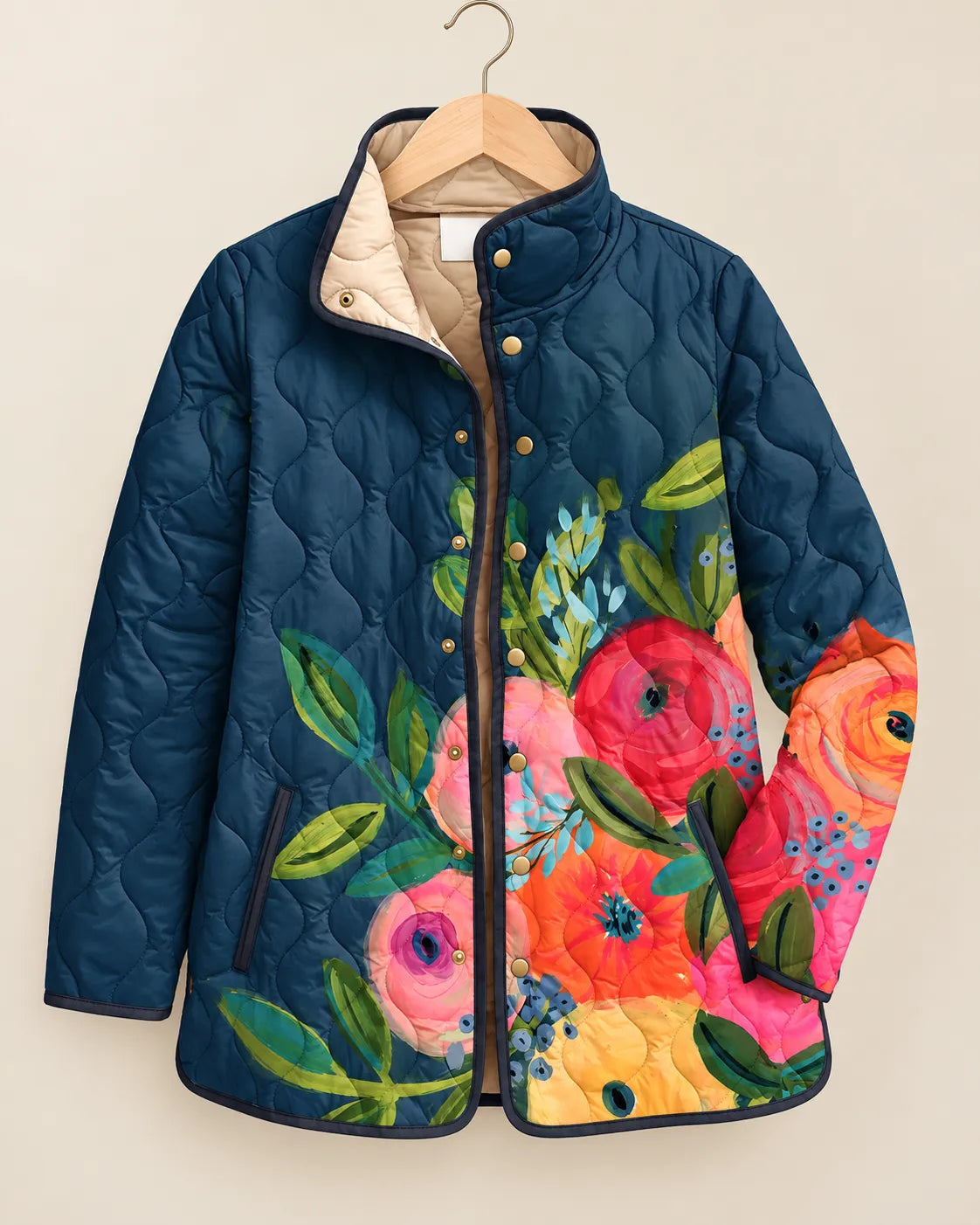 Rosalie Meadow Bloom Quilted Jacket