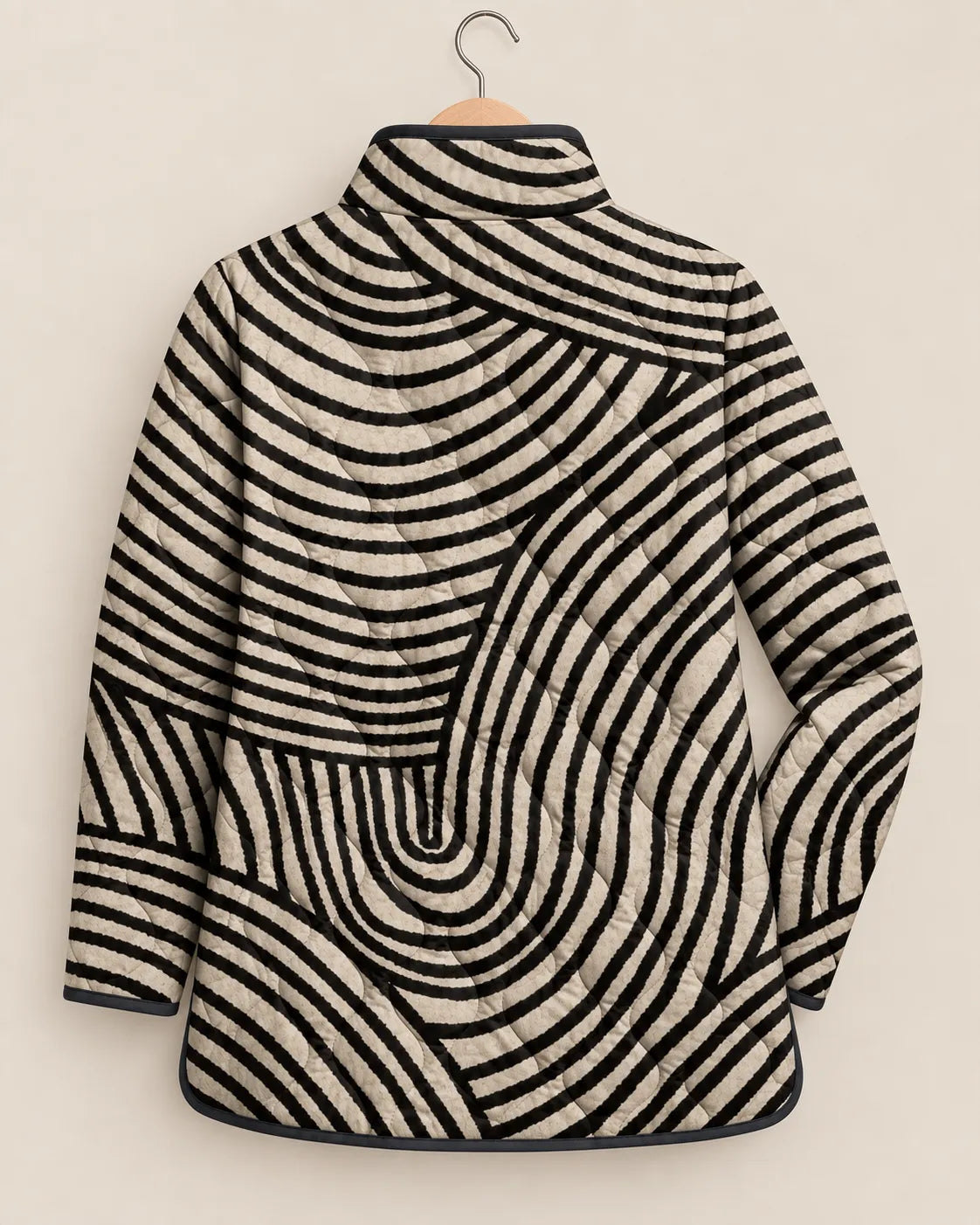 Vivienne Modern Swirl Quilted Jacket
