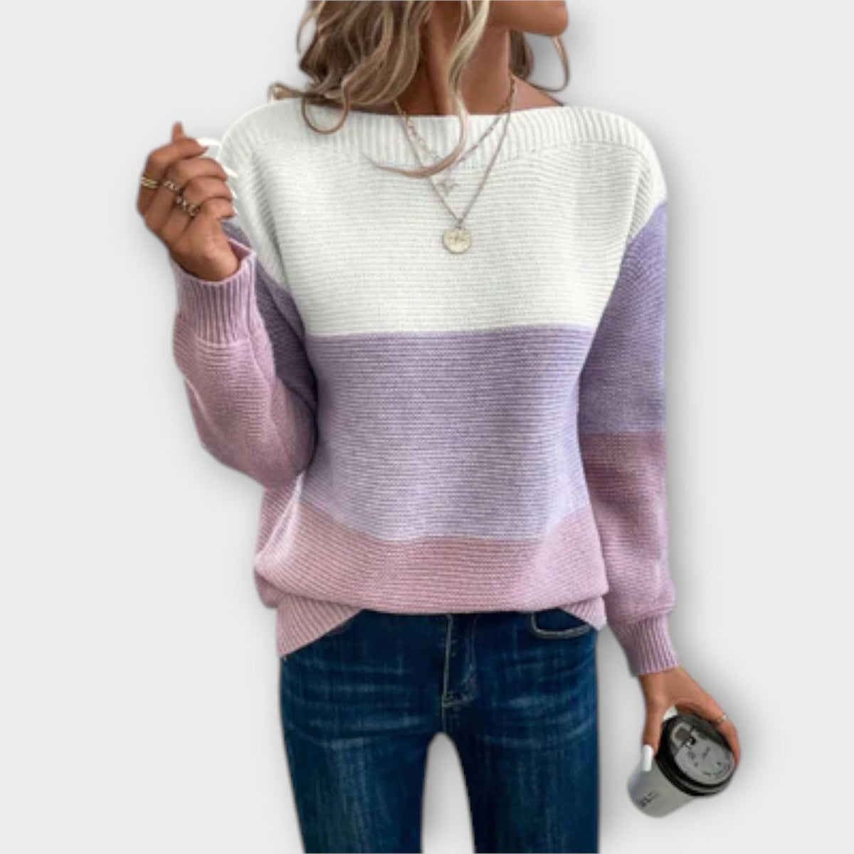 Women’s Sweater | Colour Block Knit