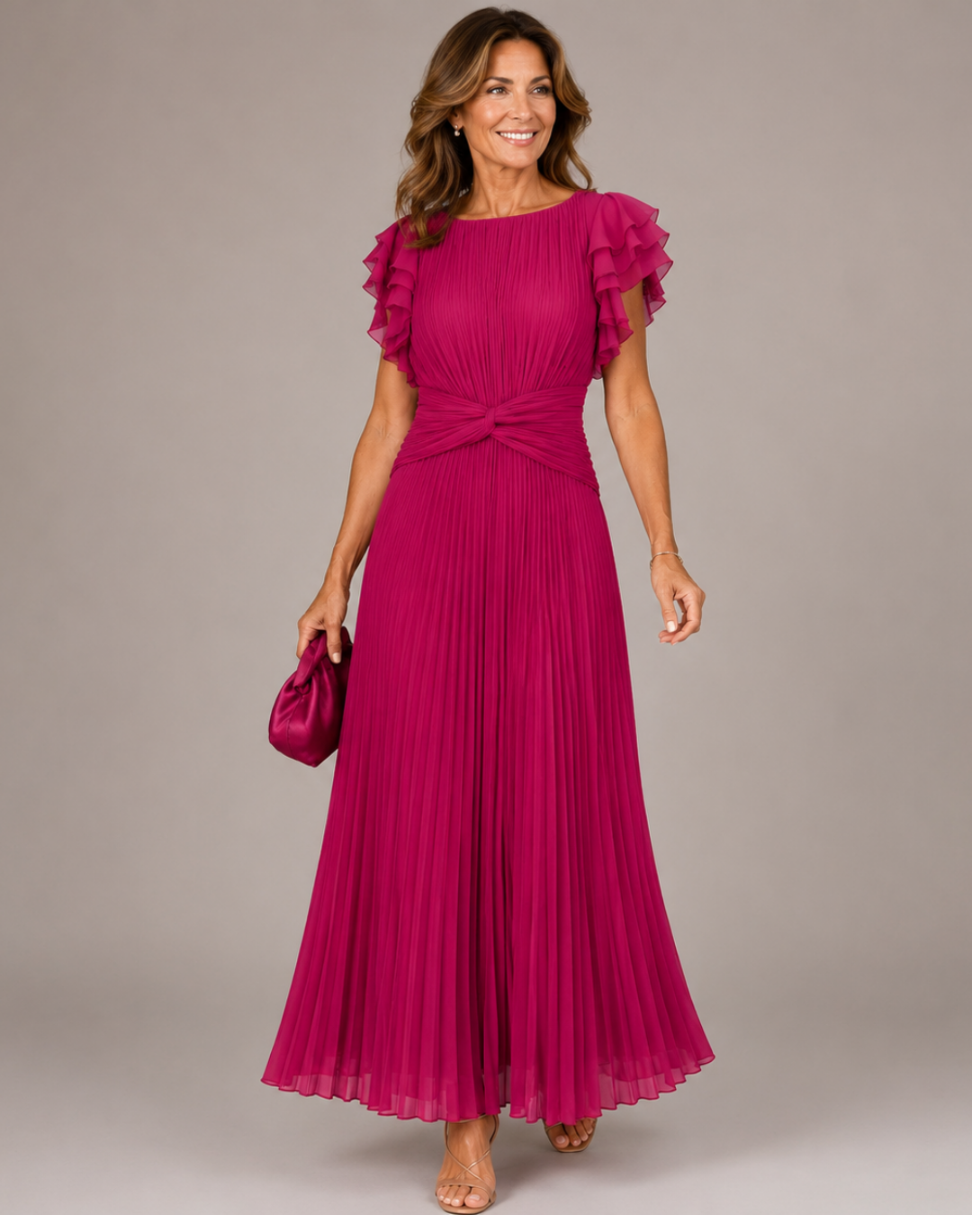 Lara | Classic Pleated Dress
