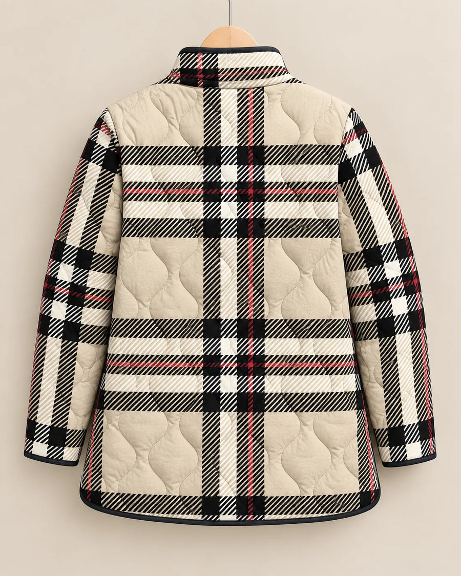 Camille Classic Plaid Quilted Jacket