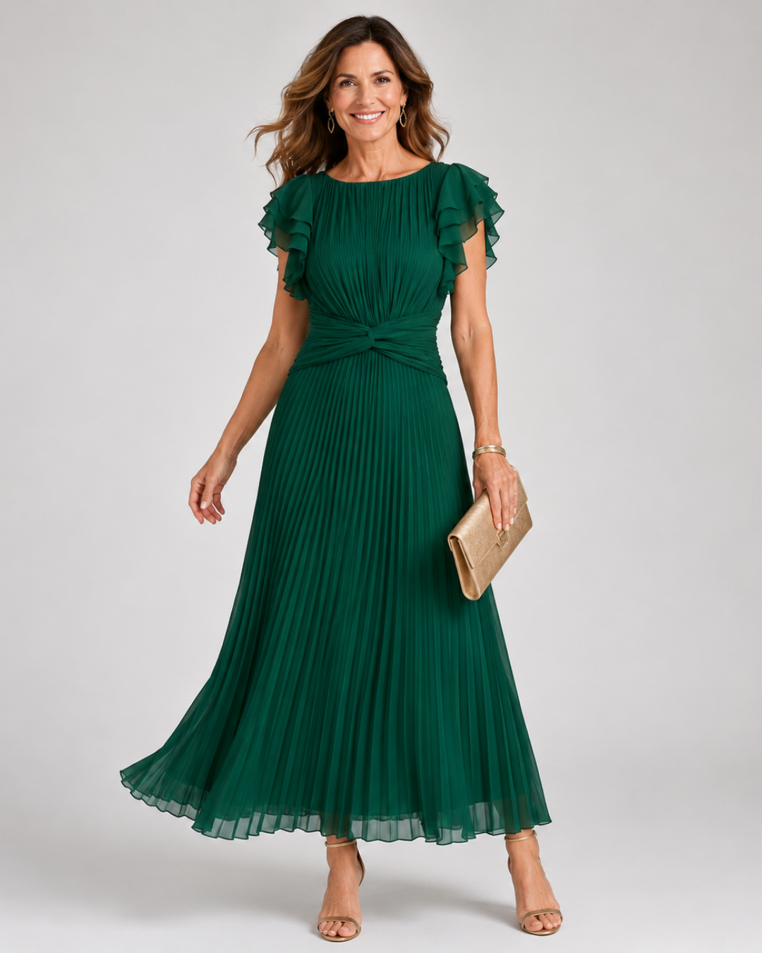 Lara | Classic Pleated Dress