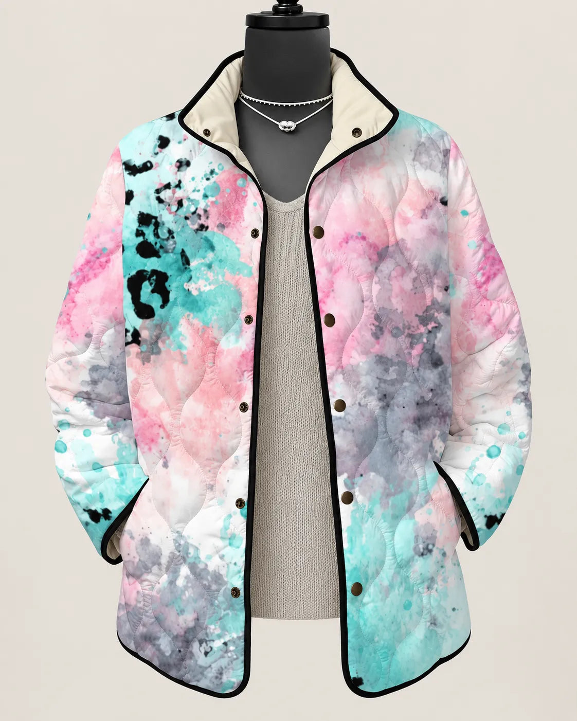 Camille Classic Plaid Quilted Jacket