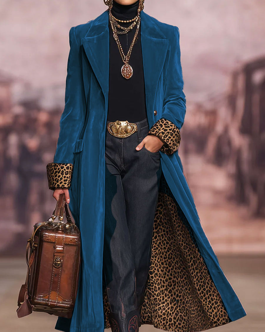 Hollis & June | Madison Velvet Tailored Coat