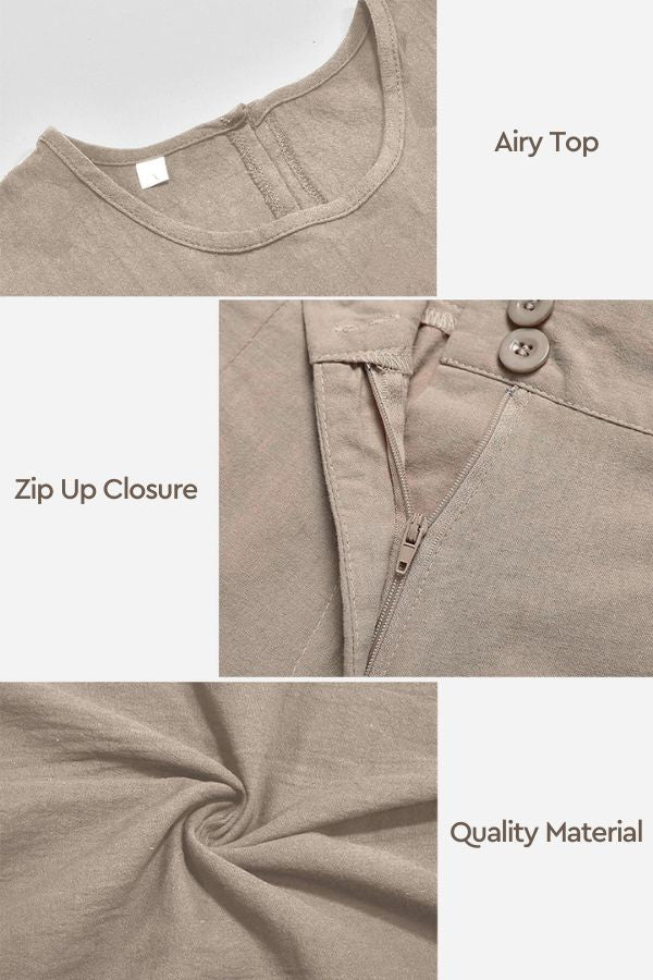 Euro Summer Cotton Pants Set