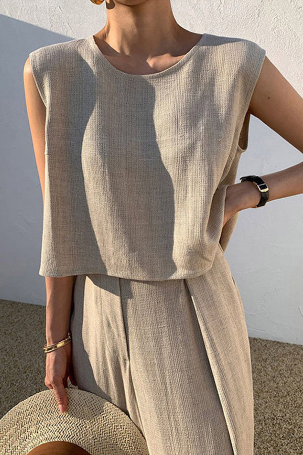 Euro Summer Cotton Pants Set