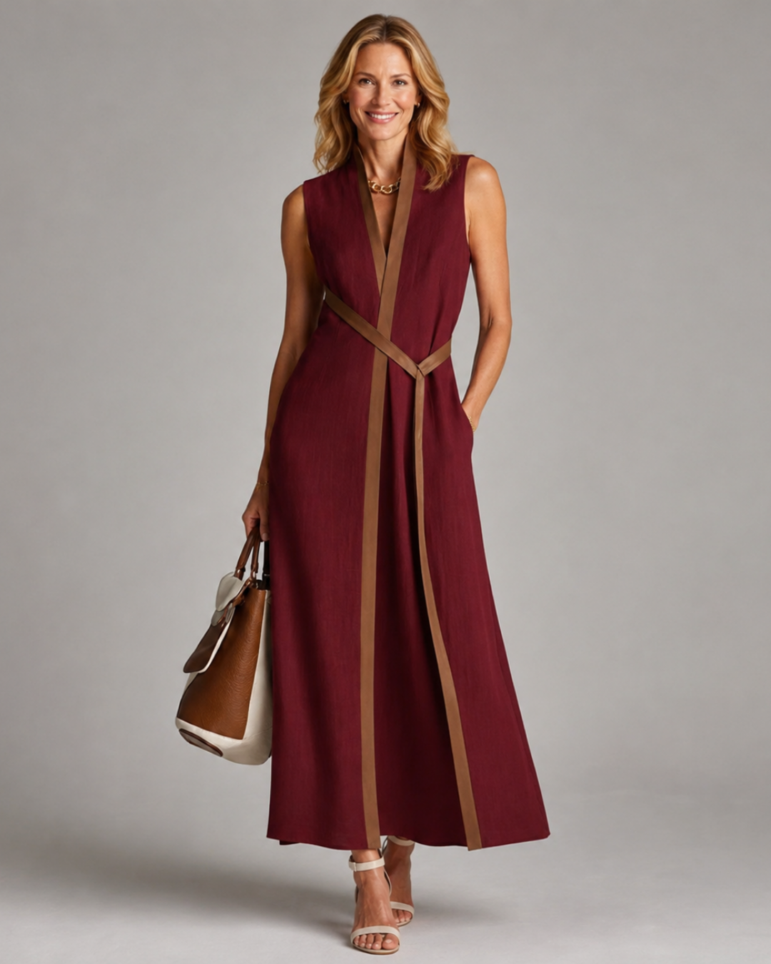 Aria | Sleeveless Maxi Dress