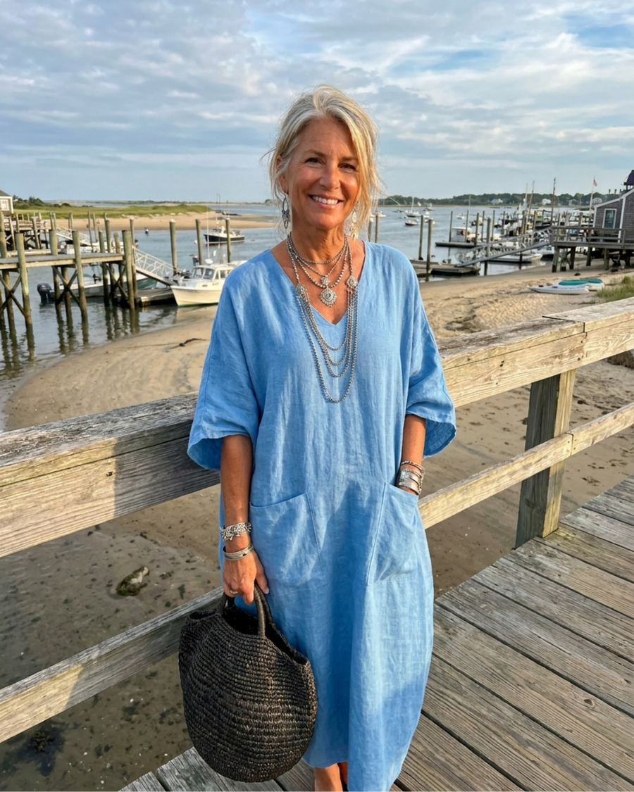 Kaia | Relaxed Kaftan Maxi Dress