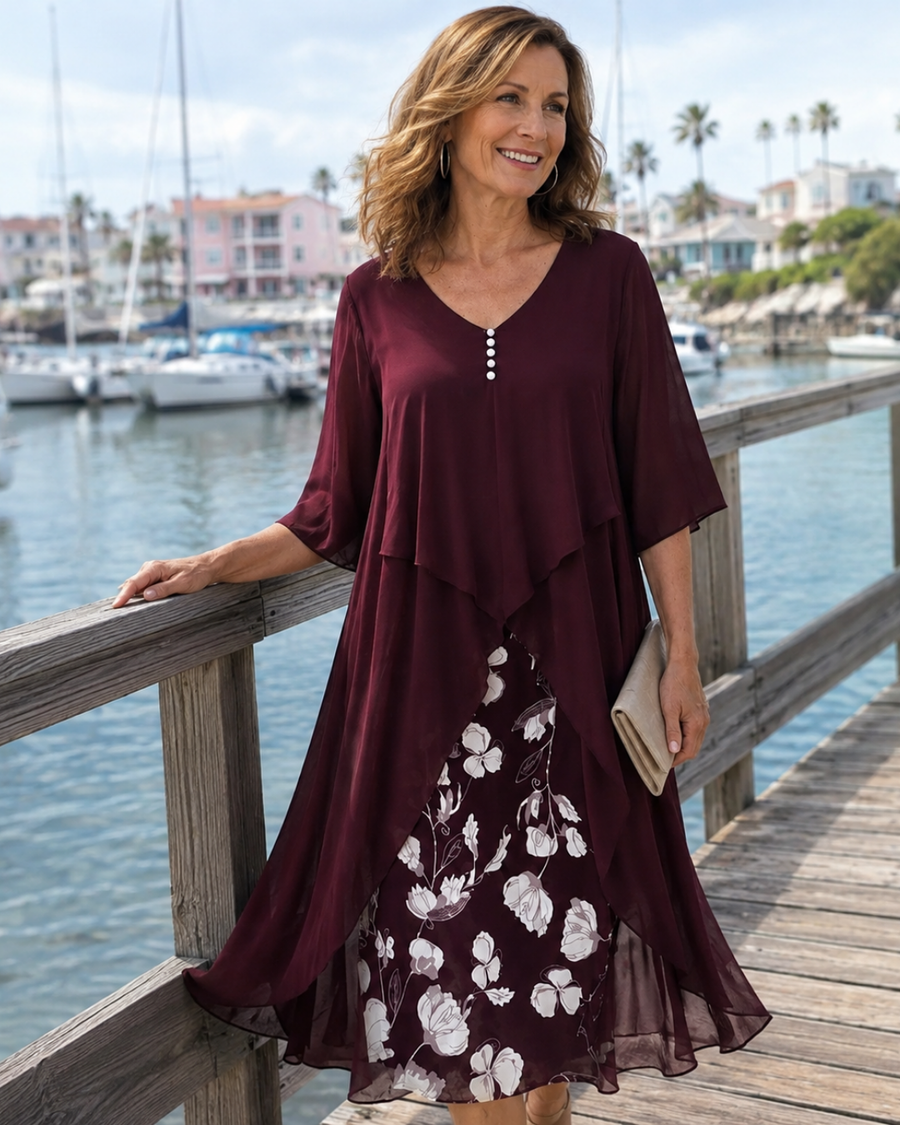 Odette | Layered Maxi Dress