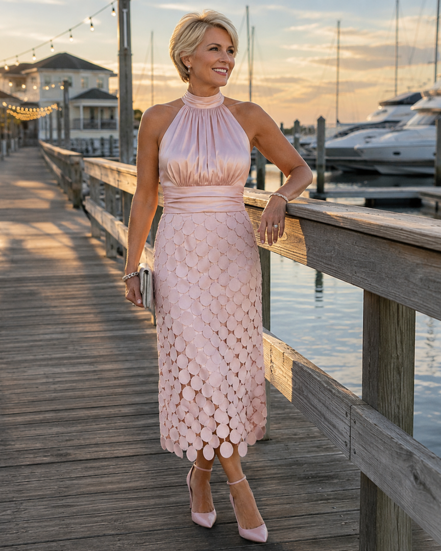 Céline | Elegant Midi Dress