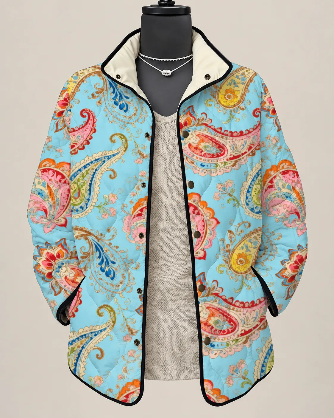 Rosalie Wildflower Garden Quilted Jacket