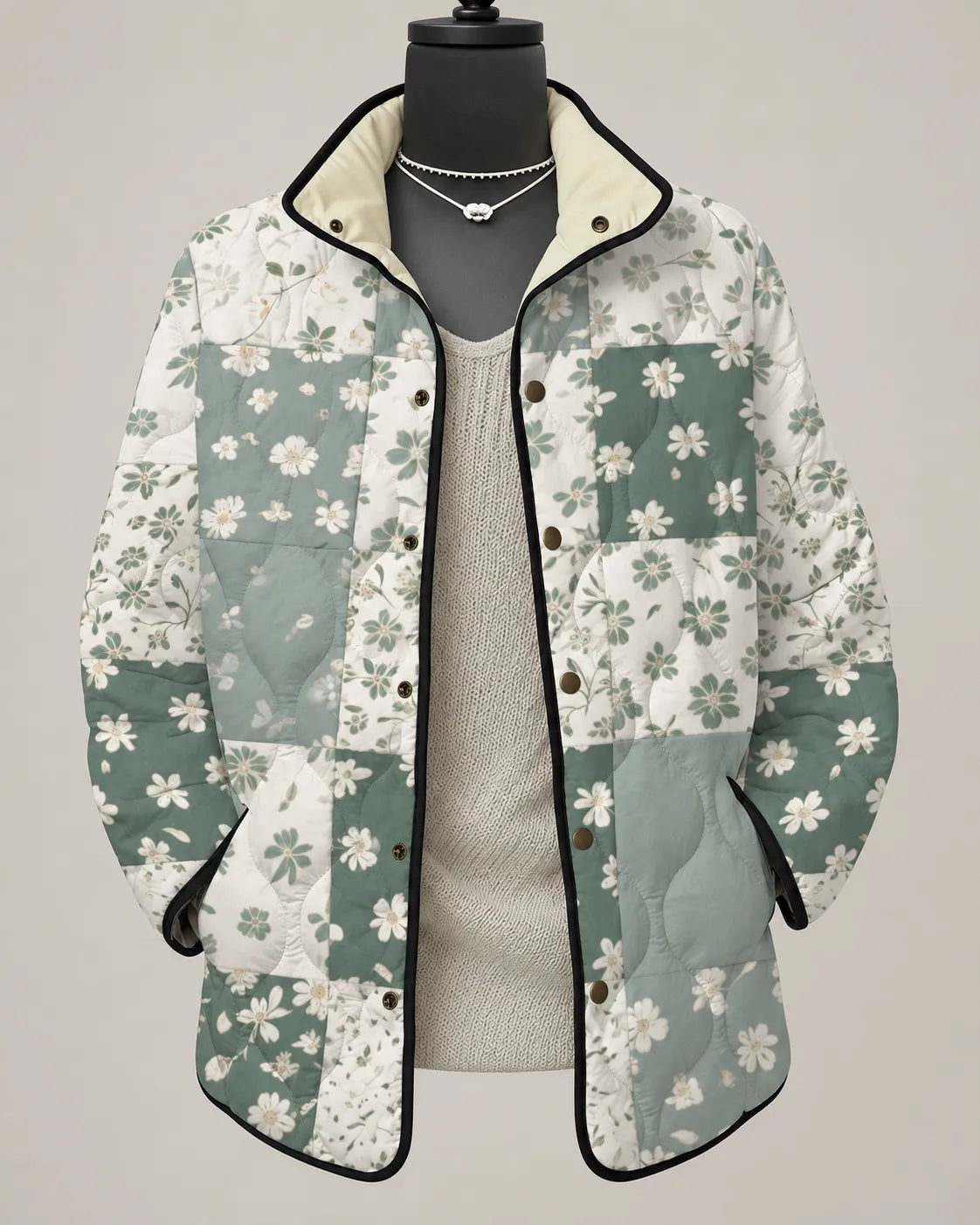 Camille Painted Garden Quilted Jacket
