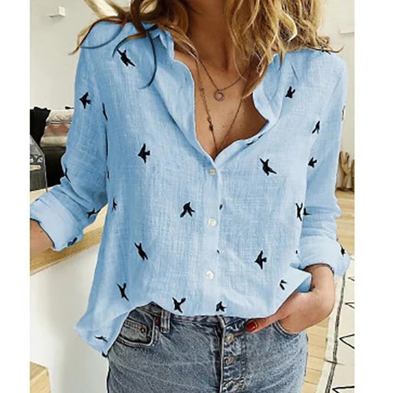 Wren | Casual Linen Summer Blouse