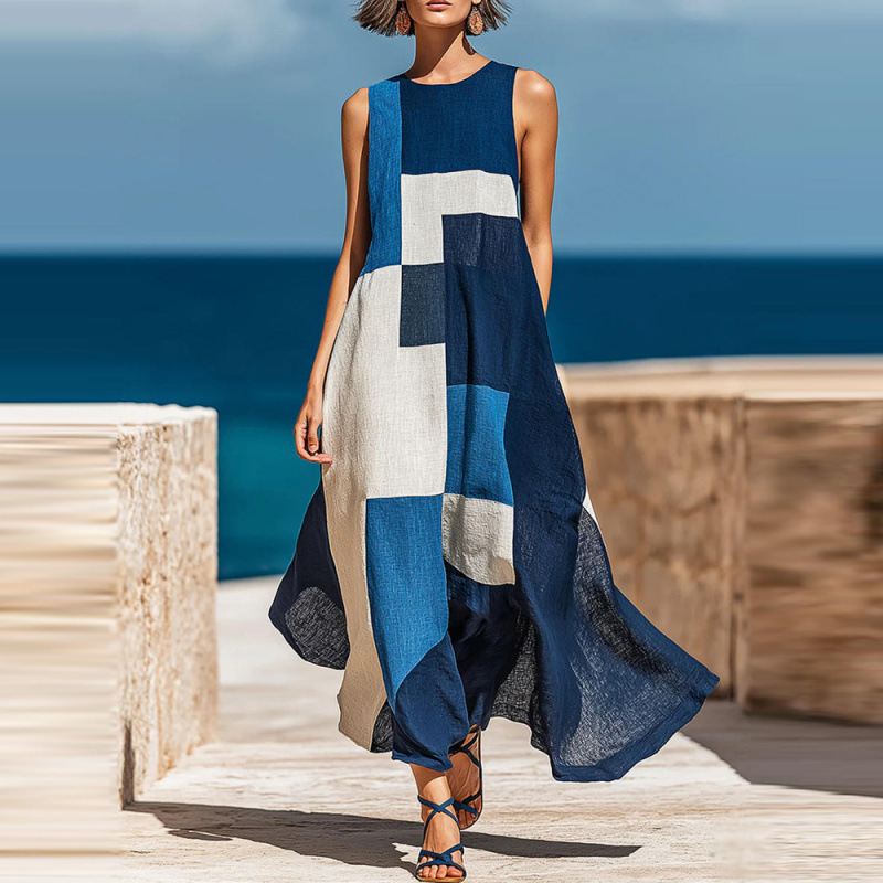 Wilma™ Color Block Maxi Dress