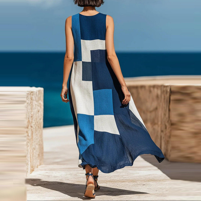 Wilma™ Color Block Maxi Dress