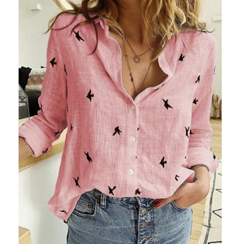 Wren | Casual Linen Summer Blouse