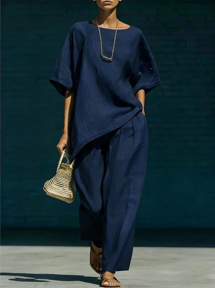 Kalynra Linen Pants Set