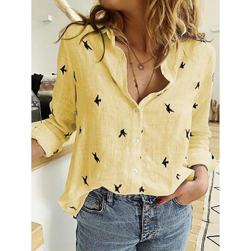 Wren | Casual Linen Summer Blouse