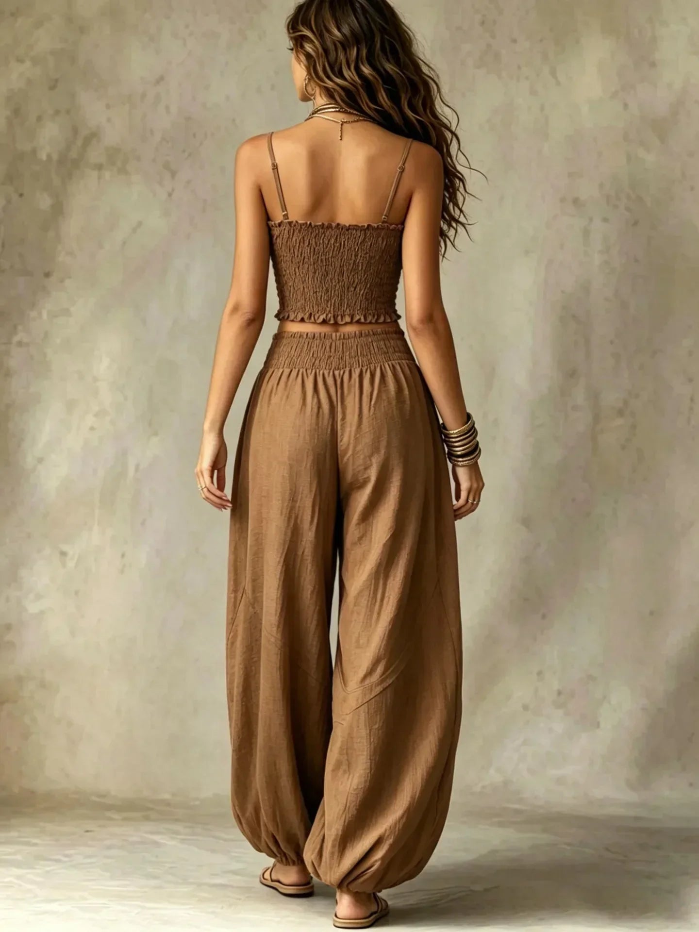 Harlow Wide-Leg Pants Set