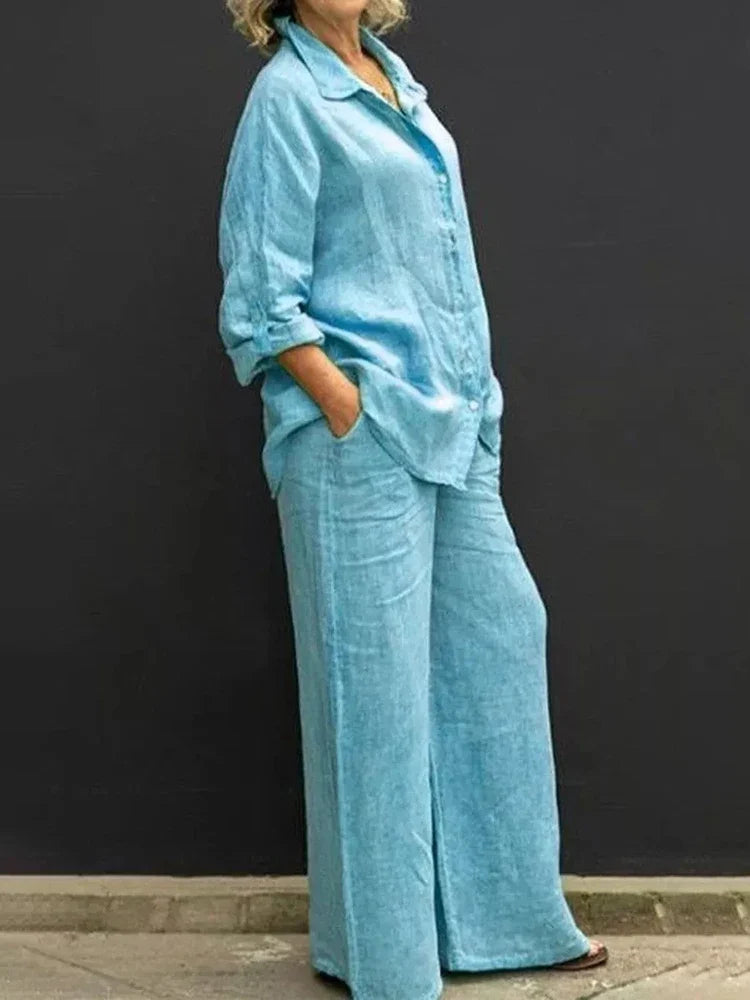 Emilia Casual Pants Set