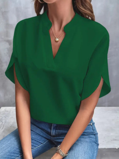 Bella | Short Sleeve Batwing Blouse
