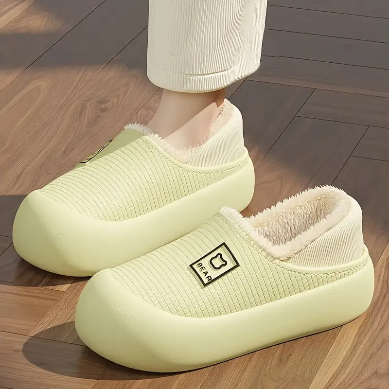 Monica Fleece-Lined Winter Slippers