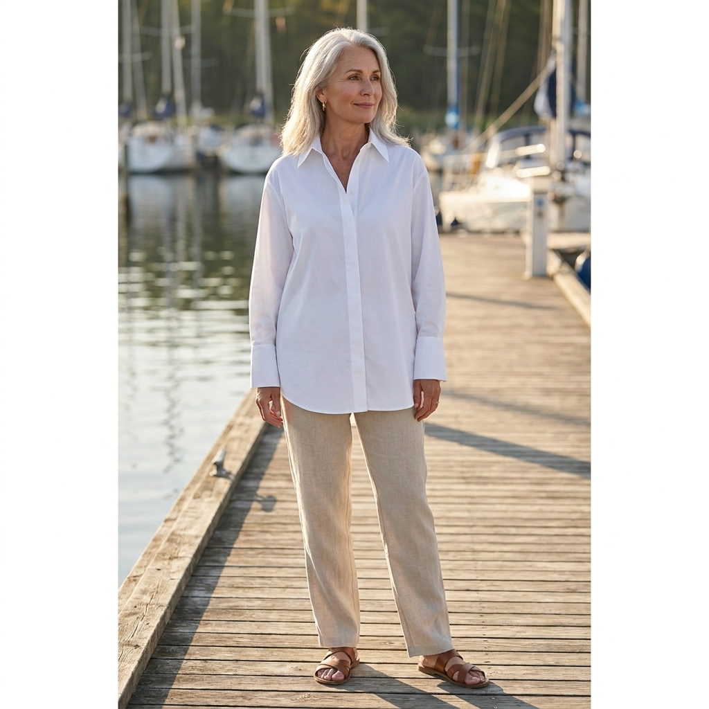 Morgan | Oversized Cotton Shirt