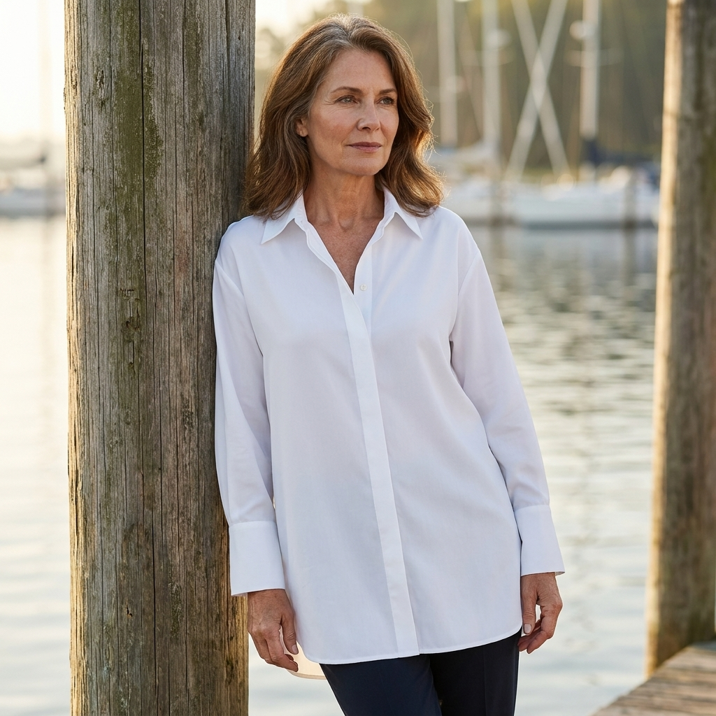 Morgan | Oversized Cotton Shirt