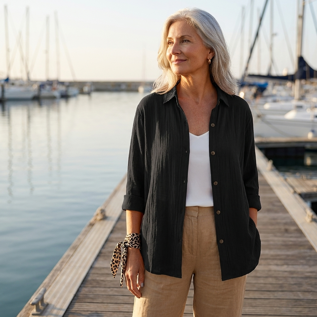 Hazel | Breathable Relaxed Fit Blouse