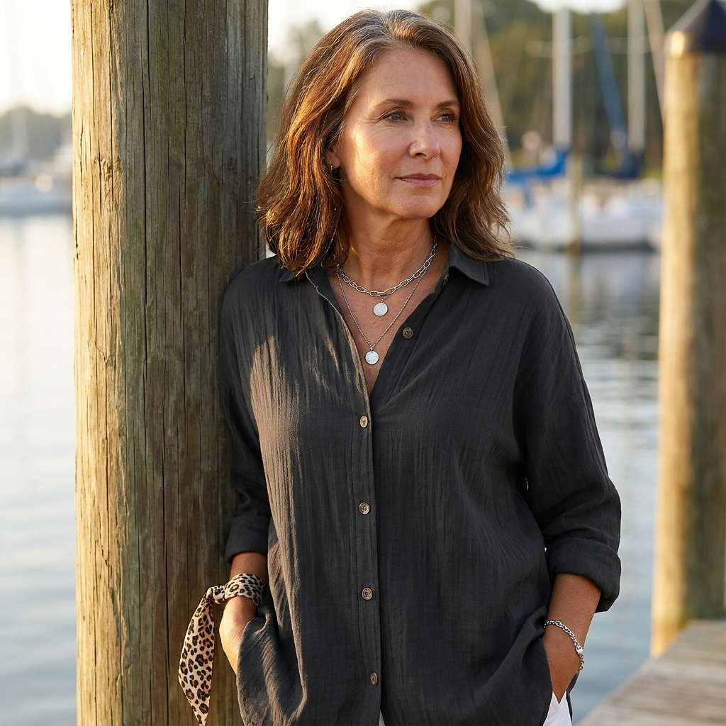 Hazel | Breathable Relaxed Fit Blouse