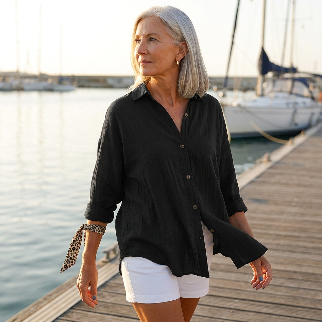 Hazel | Breathable Relaxed Fit Blouse