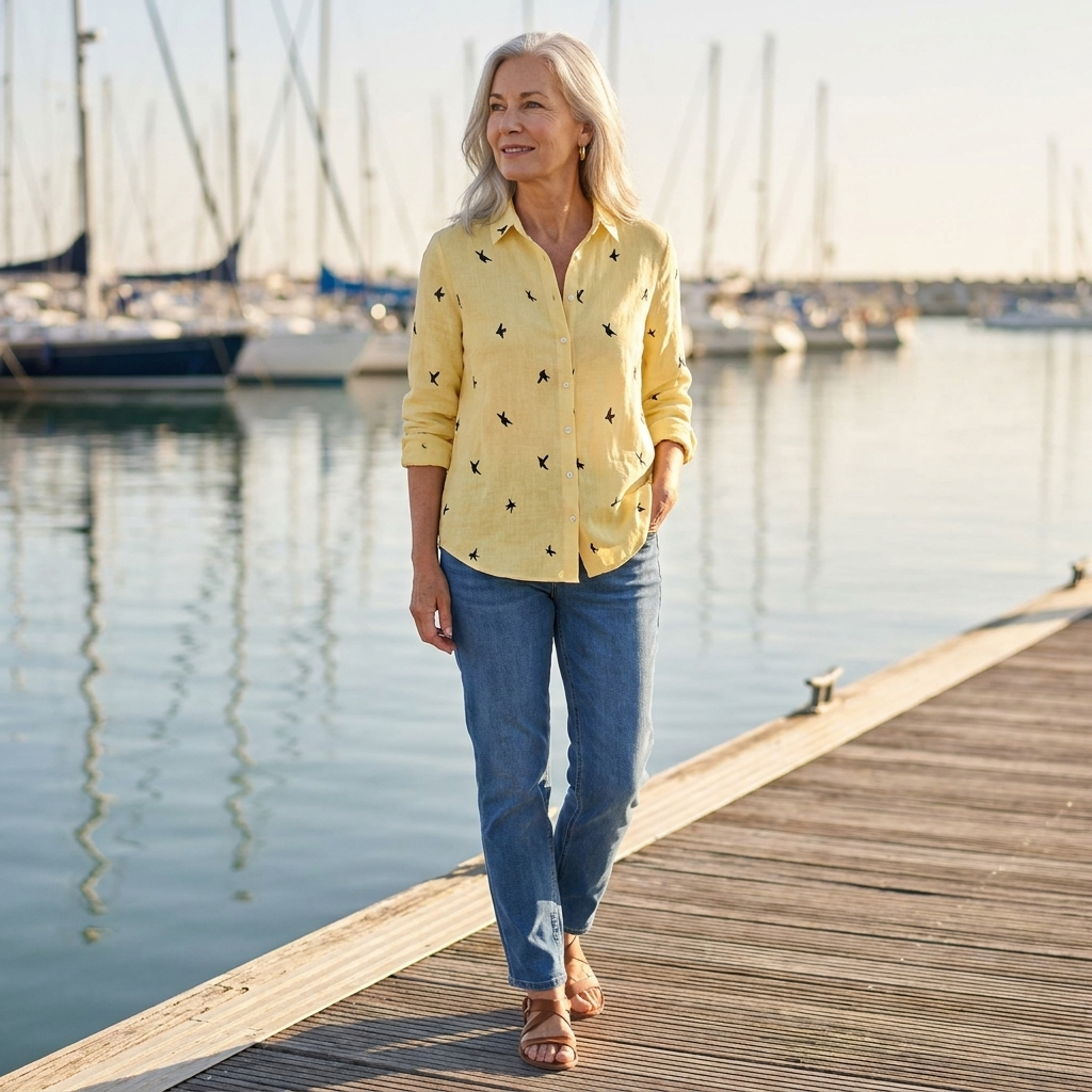 Wren | Casual Linen Summer Blouse