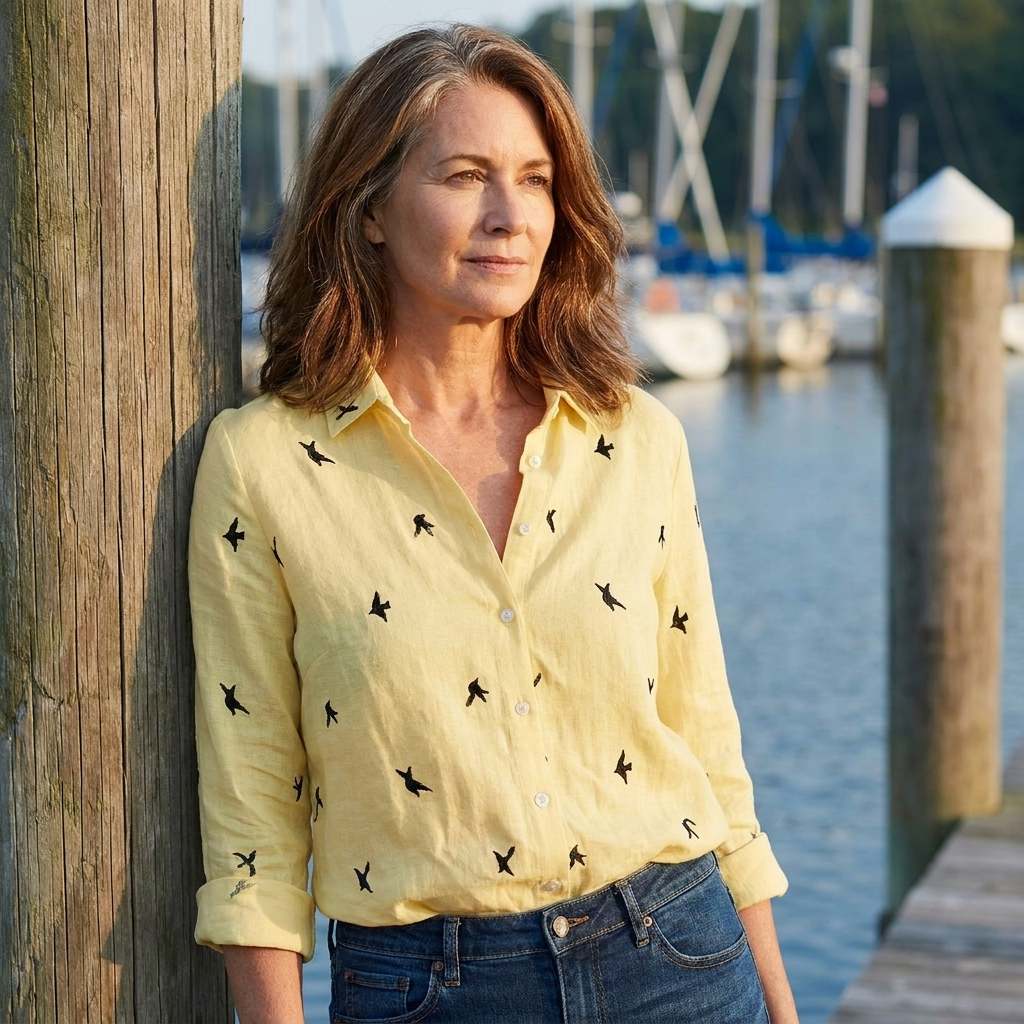 Wren | Casual Linen Summer Blouse