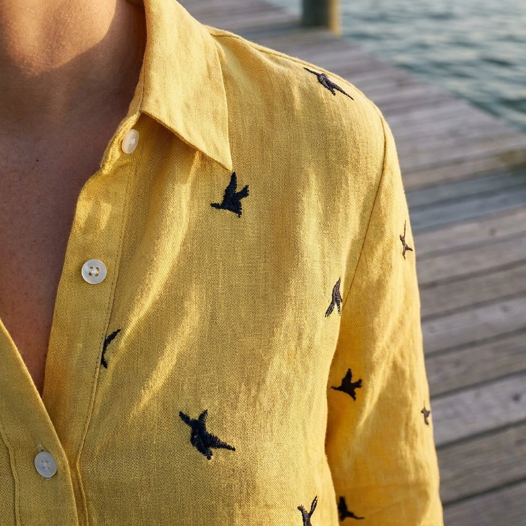 Wren | Casual Linen Summer Blouse