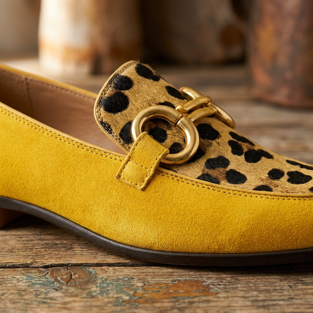 Accent | Animal Print Loafers