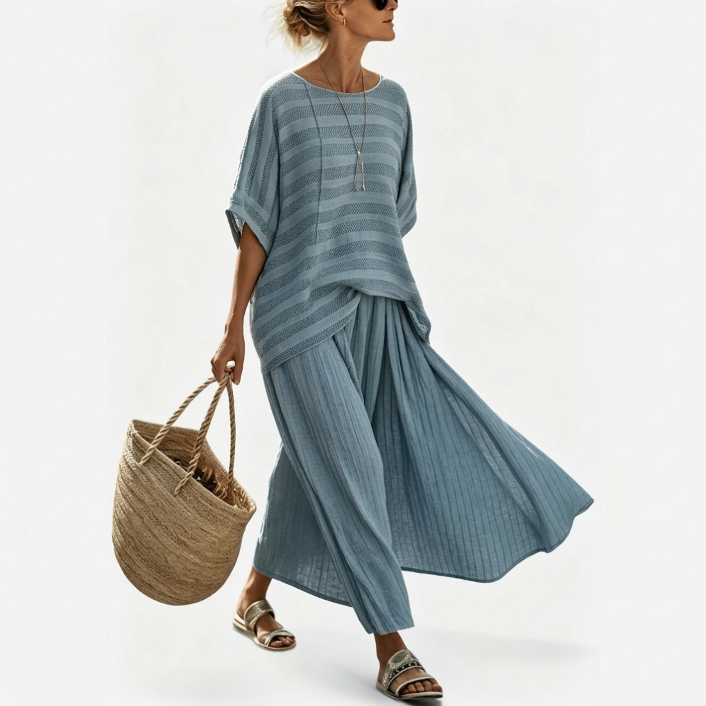 Margot™ Relaxed Top and Wide Skirt Set