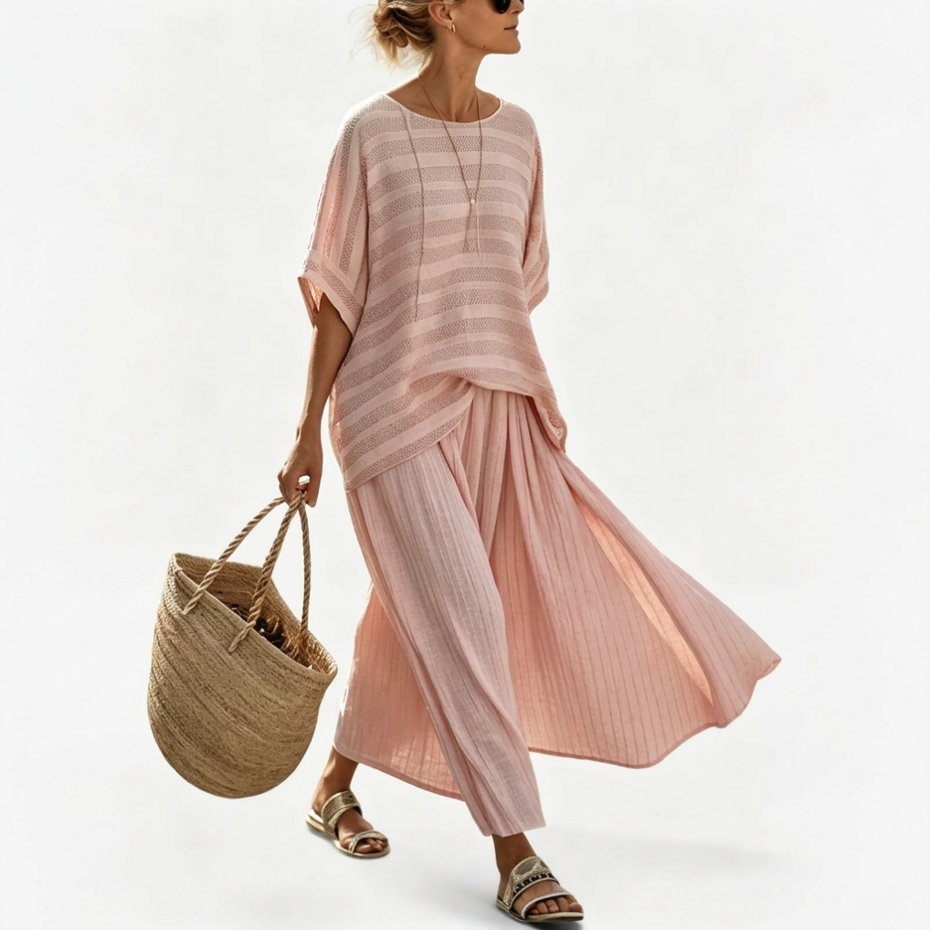 Margot™ Relaxed Top and Wide Skirt Set