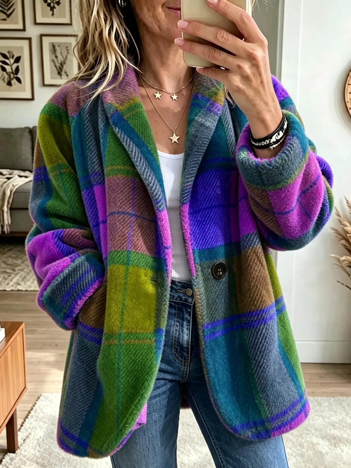 Jenneke | Checkered Jacket