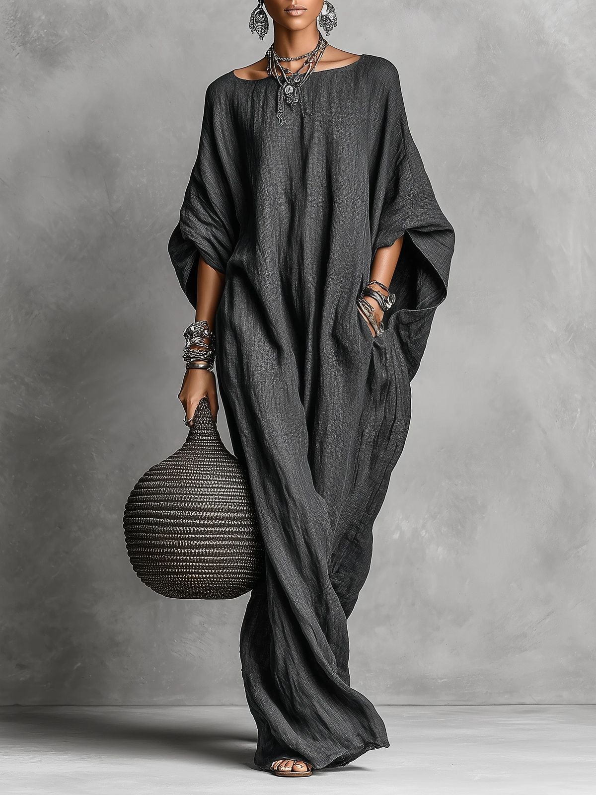 Serena | Oversized Maxi Dress