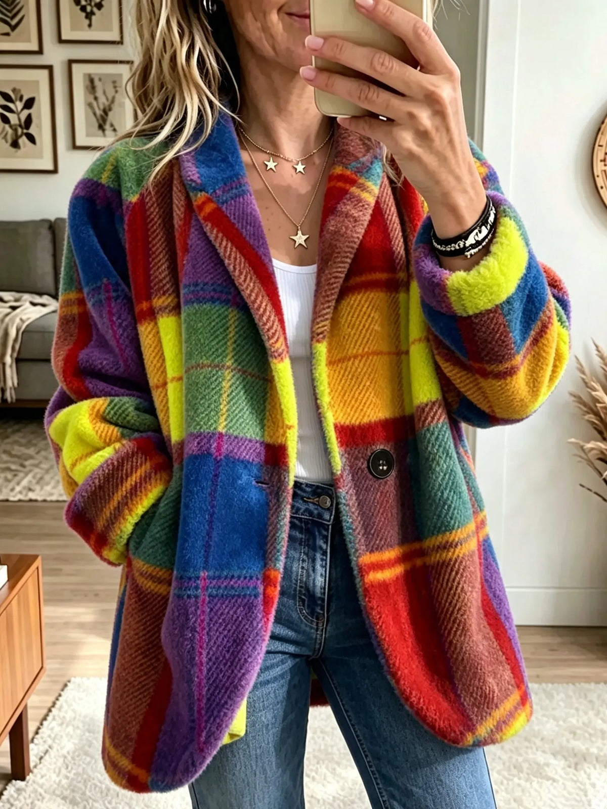 Jenneke | Checkered Jacket