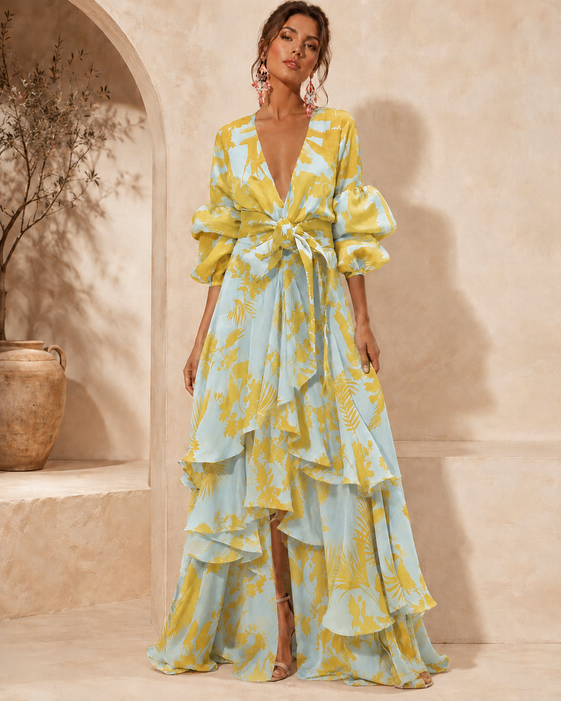 Cassandra™ Floral Tiered Maxi Dress