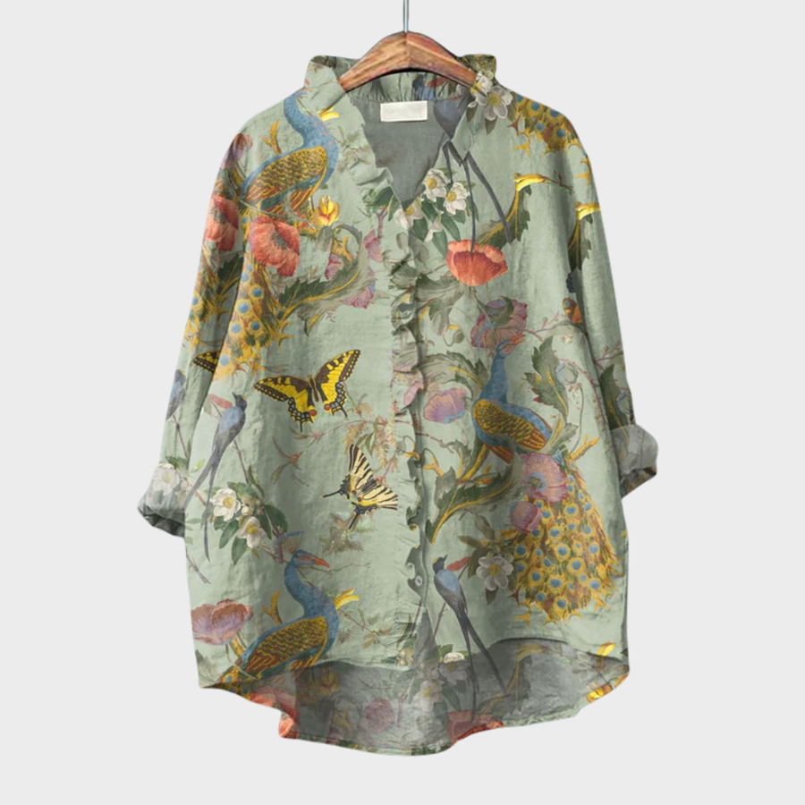 The Apollonie Ruffle Blouse